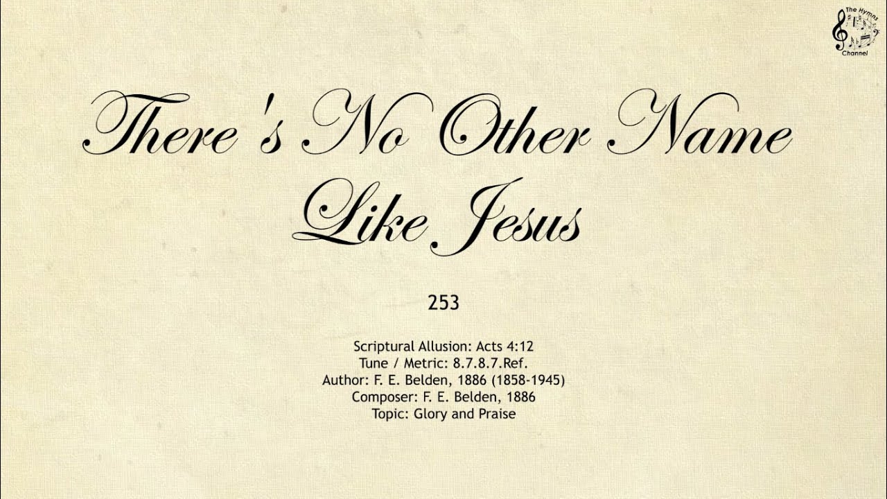 Download There S No Other Name Like Jesus Mp3 Lyrics Hymn Ceenaija