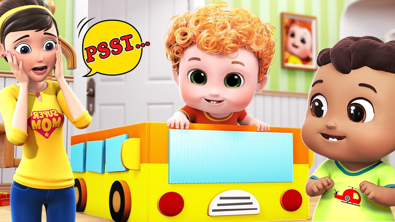 Wheels On The Bus | Finger Family | Children's Music | Baby Song ...