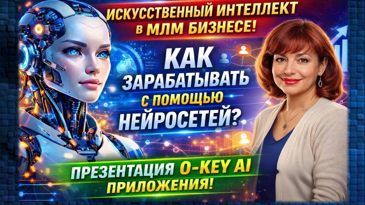 ❓Как использовать ИИ и нейросети и в МЛМ бизнесе / Презентация функционала O-Key AI от 01.03.2026