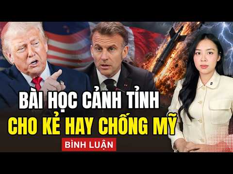 TT Trump biến đòn trả đũa của Iran thành trận cười ra nước mắt, Pháp đau điếng, ngậm cay nuốt đắng
