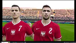 e-football pes 2021 #7 trzeci mecz eliminacji euro 2024 (Mołdawia vs Polska). Mecz komentuje maksi p