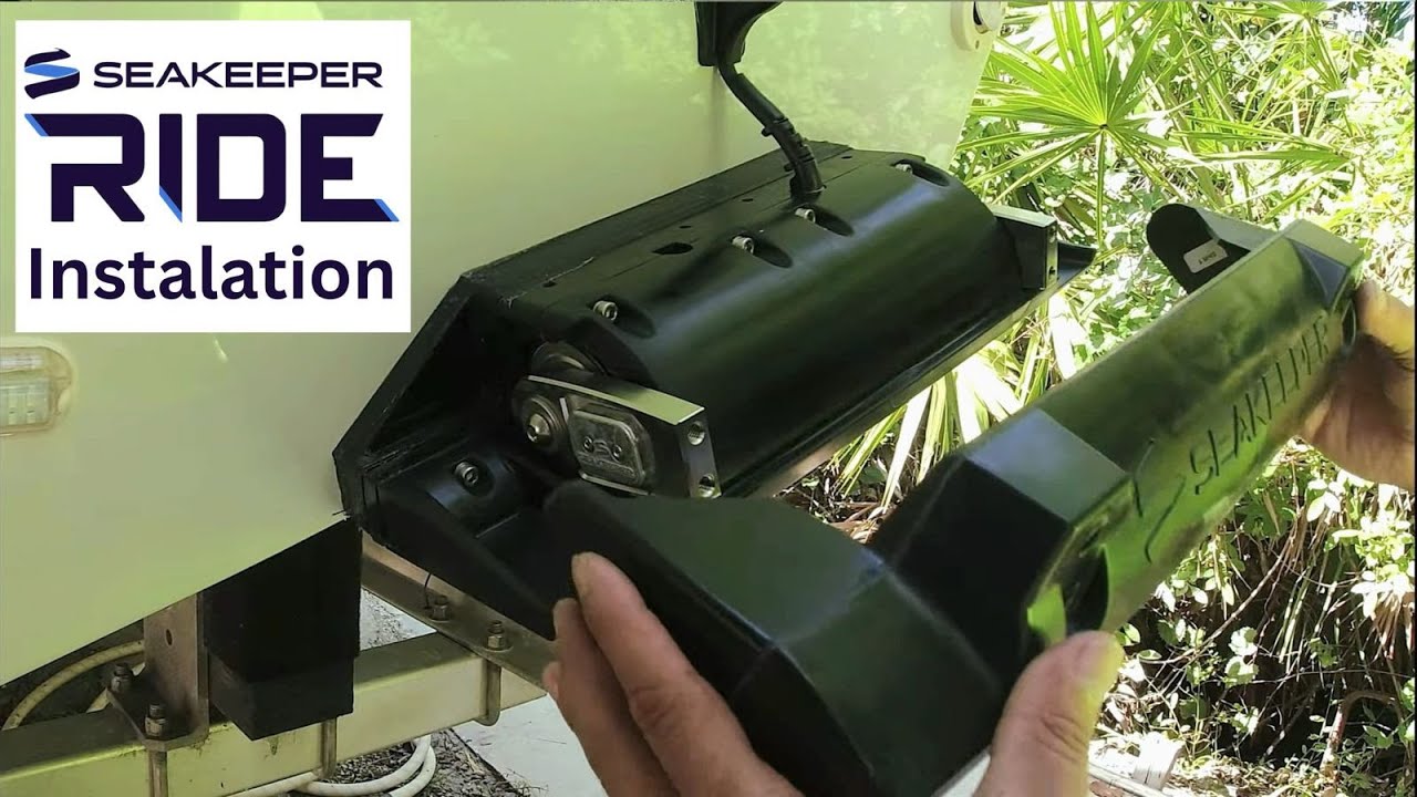Установка системы Seakeeper Ride своими руками на 21-футовую катер с изогнутой рубкой