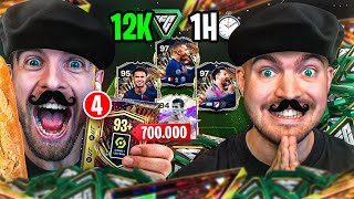 WER erreicht MEHR? NEUER ACCOUNT / 1 STUNDE / 12.000 FC POINTS 🤔😱 (ACCOUNT BATTLE  vs JULIUS 🏆)