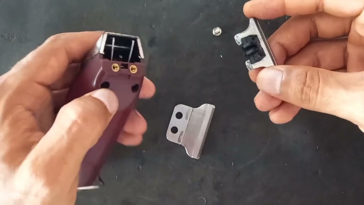 como limpar máquina de acabamento (kemei 9164)