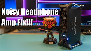 Zoom UAC-232 - Noisy Headphone Amp/Direct Monitoring Fix!!!