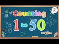 Counting Numbers 1 to 50 for Kids | Fun Learning &amp; Repetition | Learning With Rhymes