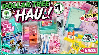 🌳 NEW Dollar Tree Haul! 😍 Storage, Back to School, Craft Supplies & SO Many Fun Finds!