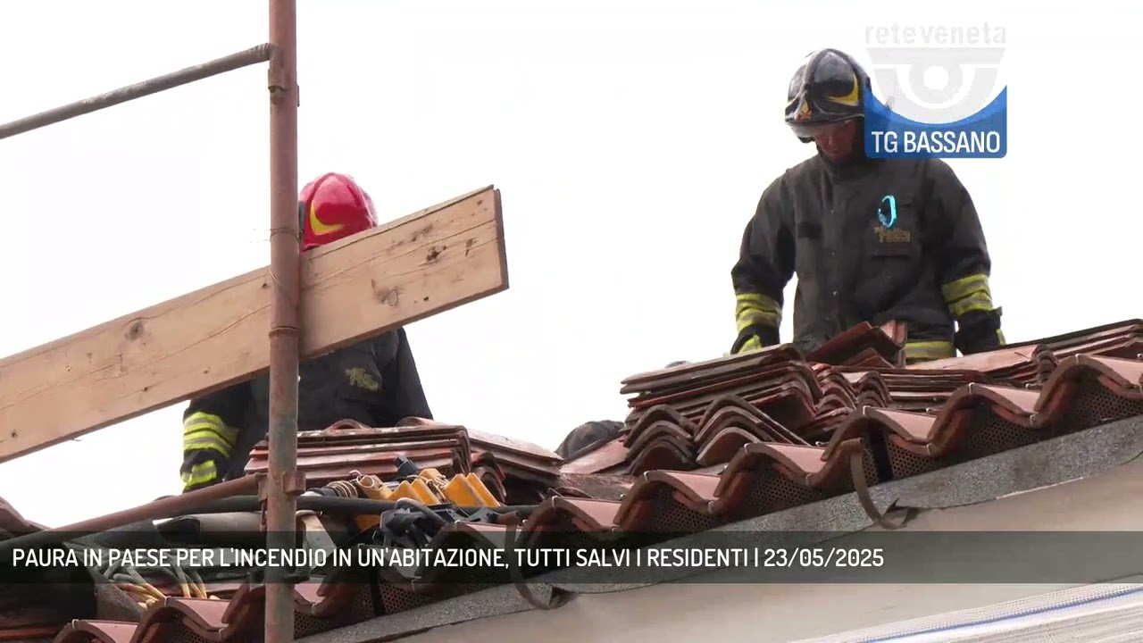 PAURA IN PAESE PER L'INCENDIO IN UN'ABITAZIONE, TUTTI SALVI I RESIDENTI | 23/05/2025
