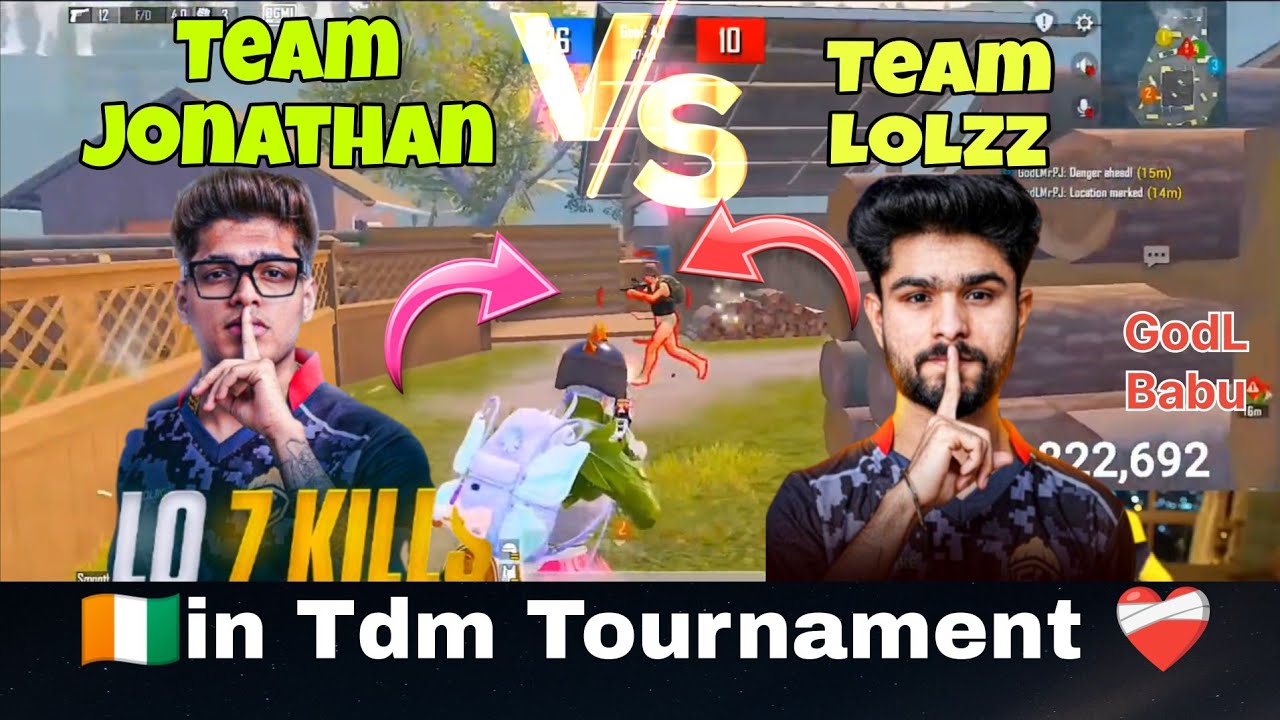 🇨🇮Team Lozzz vs Team Jonathan Fight🔥in Tdm Tournament ️‍🩹 Jonathan Aa ...