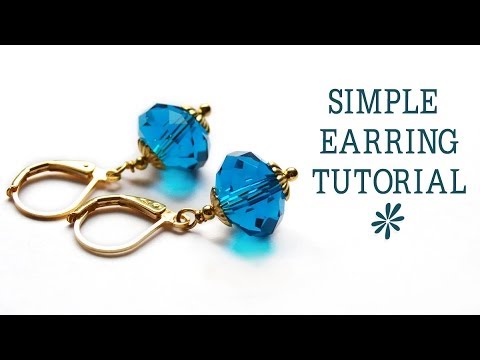 Earring TUTORIAL, DIY, Dangle Branch Earrings Beginner, Intermediate,  Instructions, Earring Making Tutorial, Jewelry Making Tutorial, How To 