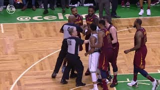 JR Smith Flagrant Foul on Al Horford - Game 2 | Cavaliers vs Celtics | 2018 NBA East Finals