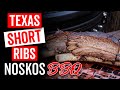 Beef ribs texasstijl van de bbq heerlijke gerookte short ribs