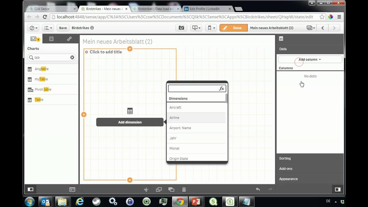 Qlik Sense Stacked Bar Chart Percentage