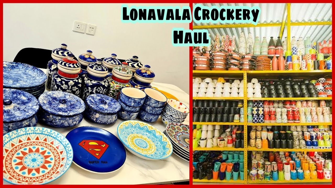 Shopping Haul LONAVALA Ceramic Crockery Famous Shop In Lonavala 