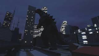 Godzilla. Idle animation. First test