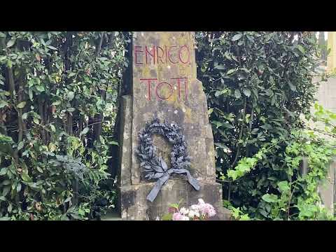 Video Enrico Toti (1882-1916) Patriota. Bersagliere. Medaglia doro al valor militare. Cimitero Verano