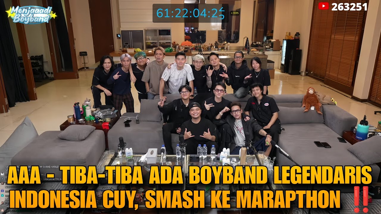 AAA - TIBA-TIBA ADA BOYBAND LEGENDARIS INDONESIA CUY, SMASH KE MARAPTHON ‼️