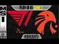T1 vs est highlights game 1  msi 2024 playins round 1  t1 vs estral esports g1