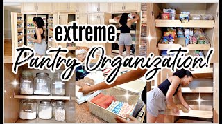 * NEW* SUNDAY RESET || EXTREME PANTRY ORGANIZATION ON A BUDGET || 2023 PANTRY ORGANIZATION