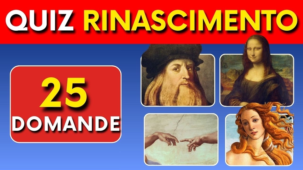 Quanto ne sai sul Rinascimento Europeo? 🤔 Quiz di Storia Difficile!