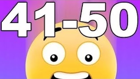 Emoji Drop - Gameplay Walkthrough Part 5 - Levels 41-50 (iOS)