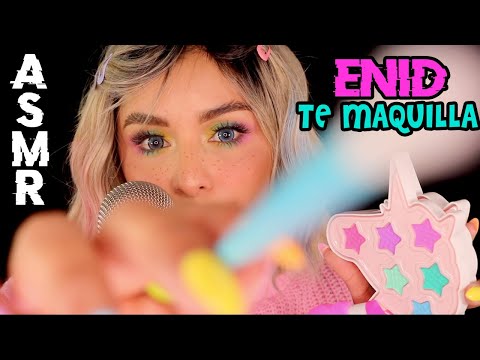 🦄 ENID SINCLAIR 💄 TE MAQUILLA 😍 RÁPIDO y AGRESIVO I ASMR en ESPAÑOL I Ges ASMR