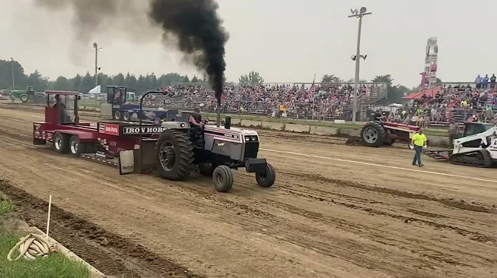 White 160 farm stock tractor pulling
