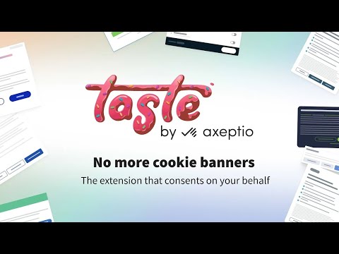 Taste — Cookie Banner Remover video preview 2