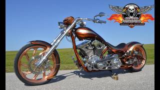 *** SOLD *** 2007 BIG BEAR PRO STREET MISS BEHAVIN SOFTAIL CHOPPER, Stunning Custom Paint Job