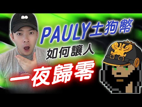 【幣圈鬼故事】Pauly發行的土狗幣如何讓人一夜歸零？