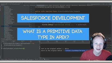 Salesforce Apex Master Class (Ep. 9) - What Are Primitive Data Types in Apex?