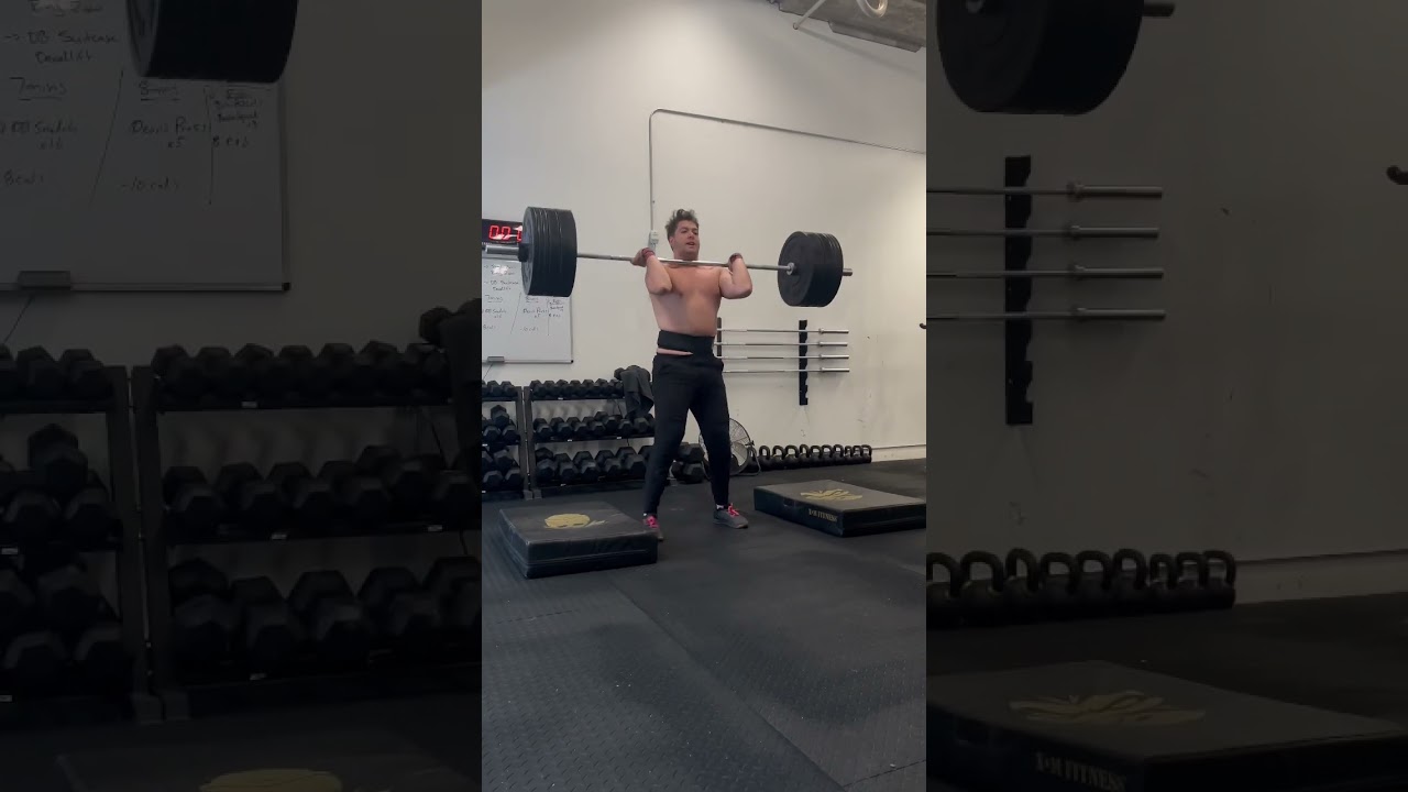 PR Power Clean 245lbs/111kg