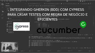 Integrando Gherkin (BDD) com Cypress e Cucumber  - AULA COMPLETA