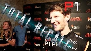 Lotus F1 driver Romain Grosjean - Total Recall!