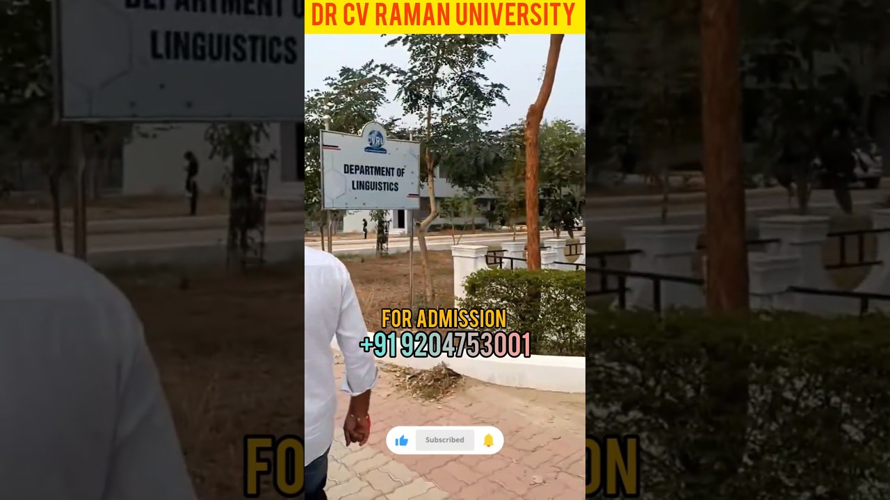DR CV Raman University Bilaspur, Chhattisgarh | Top University in Bilaspur 