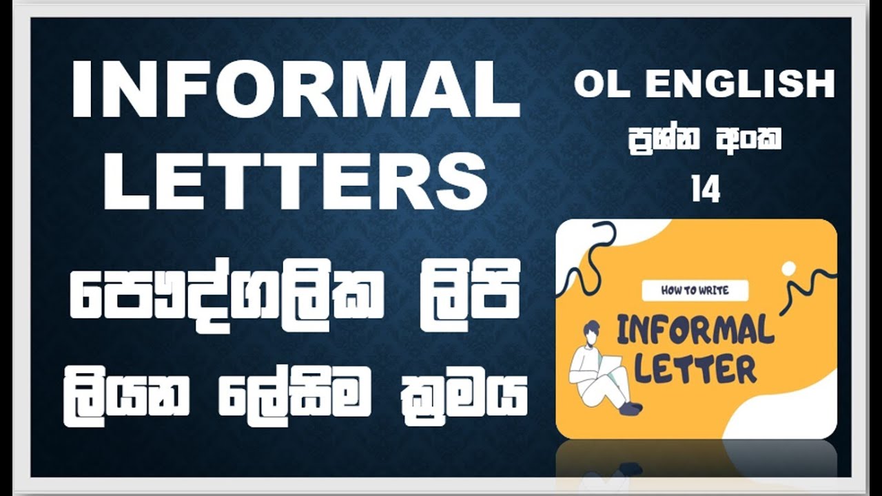 Informal Letter writing