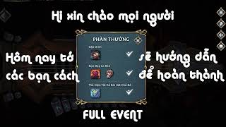 Cách hoàn thành event \\