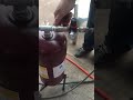 Máquina jato de arreia para compressor de medio porte.