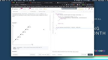 leetcode q1232  Check If It Is a Straight Line | (math) Java