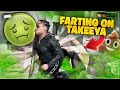 FARTING ON TAKEEYA LA’TI PRANK ( HILARIOUS 🤣 )