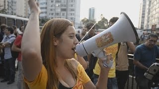Ｗ杯反対デモ ブラジル、一部暴徒化 Anti-World Cup protests in Brazil