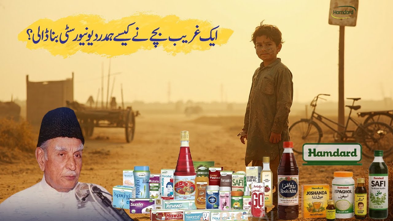 Pakistan Hamda Api Pakistan's First Herbal Hamdard Dawakhana || Hamdard University Ka ...