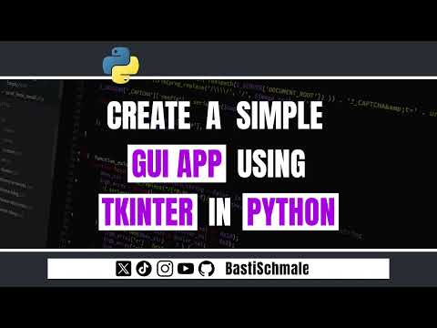 Create a Simple GUI App using Tkinter in Python