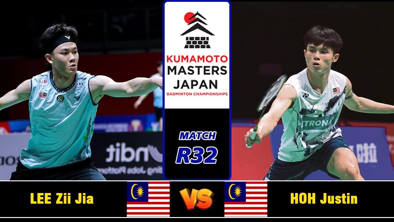 Lee Zii Jia vs Justin Hoh Kumamoto Masters Japan 2024 Badminton - R32