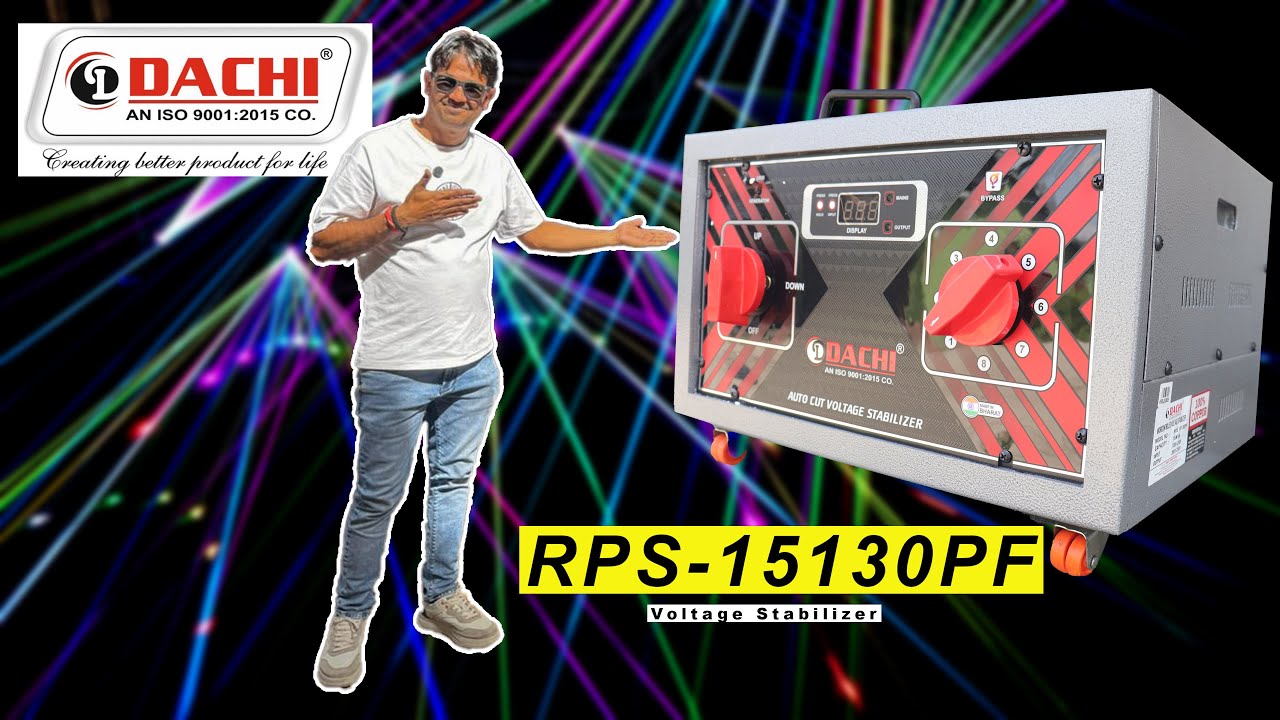 DACHI RPS-15130 PF Voltage Stabilizer | High Power Load ke Liye Best Stabilizer! 🔥