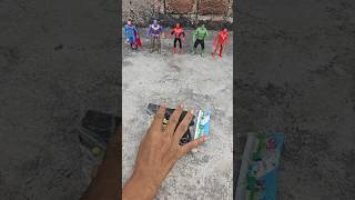 Im Testing Toy Gun On Superhero Resimi