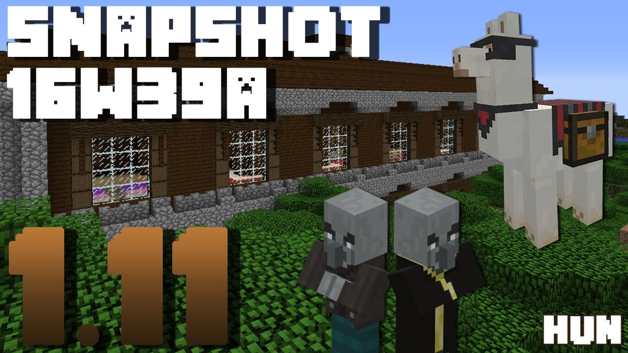 Minecraft 1.11 snapshot 16w39a lÃma, woodland mansion youtube