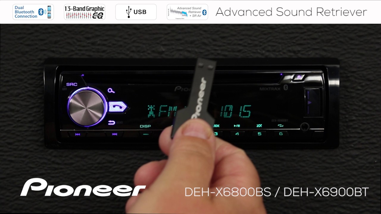 How To - DEH-X6900BT - Advanced Sound Retriever - YouTube