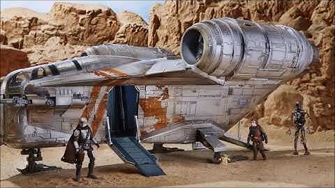 Hasbro Razor Crest Behind the scenes Photoshoot video