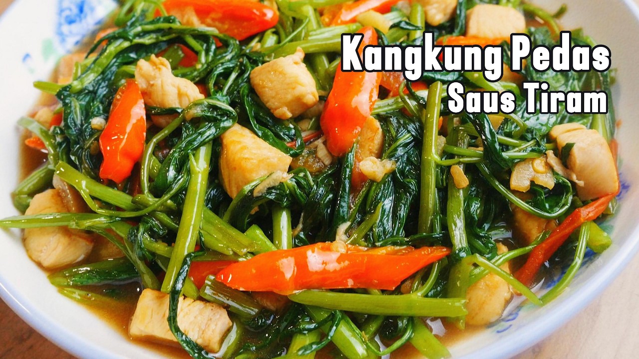 Menu Harian Favorit! Kangkung Pedas Saus Tiram Super Enak